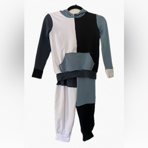 a wish come true Other - A Wish Come True Kids Colorblock Unisex Tracksuit Dance Costume Hoodie Jogger S